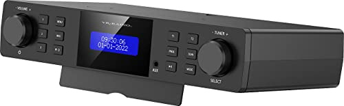 VR-Radio Unterbauradio: Unterbau-Küchenradio DAB+/UKW, RDS, Wecker, Timer, LCD-Display, AUX (Küchenunterbauradio DAB+, DAB Unterbauradio, Plus)