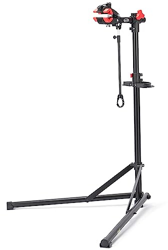 CXWXC Fahrradmontageständer, Reparaturständer für Fahrräder bis 30KG, Schwerlast-Montageständer, Fahrradständer mit verschweißter Klemmkopf, um 360° drehbar, Schnelllösevorrichtungen
