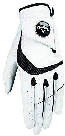 Callaway Damen Syntech Golf-Handschuh (2019 Version), Klein, Weiß