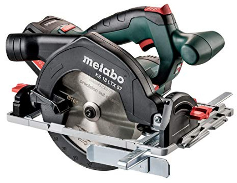 Metabo KS 18 LTX 57 Akku Handkreissäge 18V 165x20mm + 2x Akku 5,2Ah + Ladegerät + MetaLoc (601857700)