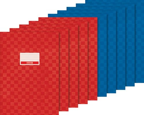 BRUNNEN Hefthüllen-Set | 215×310 mm, A4, sortiert, 10 Stück