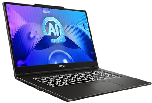 MSI Venture 17 AI, Business Laptop, Core Ultra 7 Prozessor, 17,3 Full HD Display, Arc Grafik, 16 GB RAM, 512 GB SSD, Windows 11 Home, QWERTZ Tastatur, A1MG-006