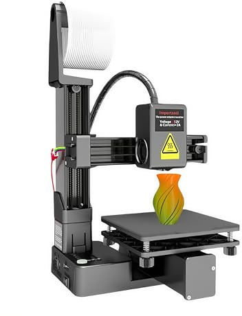 VBESTLIFE FDM 3D Drucker, EIN klick 3D -Druckmaschine für Anfänger Kinder, Druckgröße 100x100x100 Mm, Unterstützt 1,75 Mm TPU -Filament (EU-Stecker)