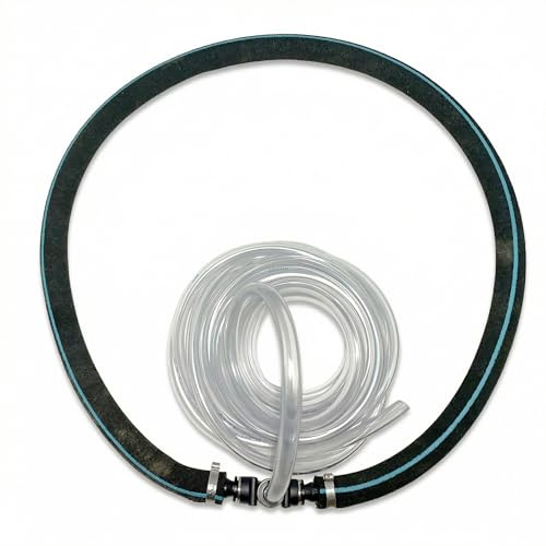 Pondlife Japan Belüfterring Ø 35 cm, Teichbelüfterring für Koi-Teich, selbstsinkender Teich-Luftausströmer mit feiner Perlung, inkl. Luftschlauch ca. 0,95 m, für Filterkammern/Schwebebett