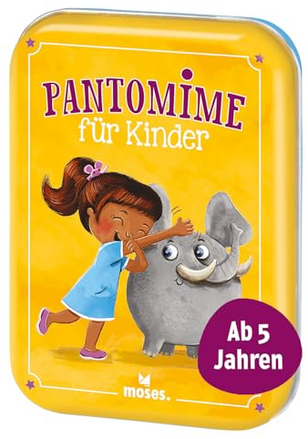 Moses. Pantomime für Kinder, Spiele-Klassiker für die ganze Familie, Ratespaß für Groß und Klein, Gesellschaftsspiel für Kinder ab 5 Jahren und 4-10 Spielern