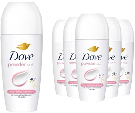 Dove Powder Deo Roller - 6 x 50 ml