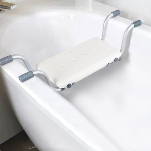 Supfine Badewannensitz, Badewannensitz Senioren, Badewannenbrett zum Sitzen, Sitzbrett für Badewanne, Ausziehbare 73-78 cm, 120 kg Tragkraft, Aluminium, HDPE (JF237975)