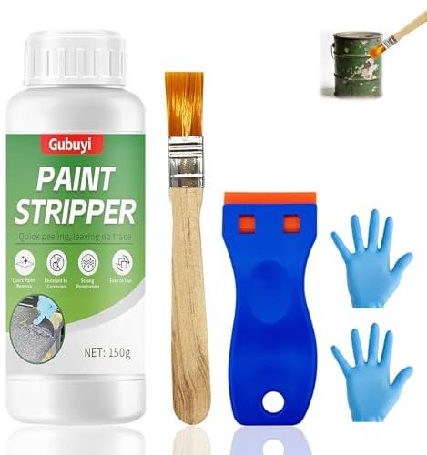 150g Kraftvoller Abbeizer, Paint Stripper, Autolack Entferner, Effizienter Abbeizmittel, Lackentferner Autolackentferner, Geeignet für Metall, Holz und SteinoberfläChen