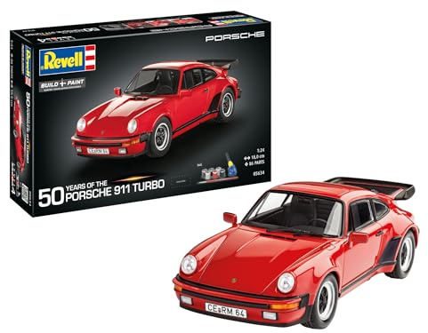 Revell 05634 Porsche 911 Turbo 50th Anniversary Modellbausatz 1:24