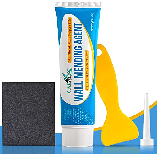 Wandreparaturcreme Spachtelmasse Weiß – Reparaturset für Löcher, Risse & Kratzer – Selbstklebendes Trockenbau-Patch, Ungiftig, Schnelltrocknend, 100g