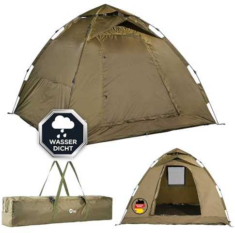 Q-Tac Ruck Zuck Bivvy Angelzelt 2m & 3m (300 x 300 x 160 cm)