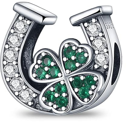 Pandach Damen Charm Anhänger für Armband 925 Sterling Silber Charms Beads passend für Armband und Halskette, Kompatibel mit Europäischen Armbänder für Frauen Mädchen