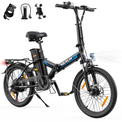 VARUN E Bike, 20 Zoll E-Bike Klapprad mit 48V 624 Wh Akku, Max 100 km, Ebike Damen Herren mit 250W Motor, 25 km/h, 7-Gang, Elektrofahrrad City Ebike für Pendler und Camping, EU-Konformes
