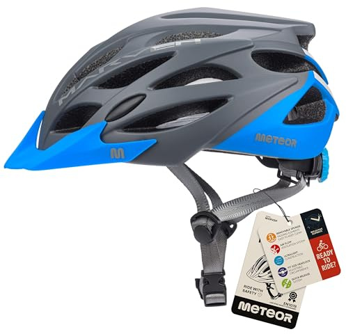 meteor® Marven Fahrradhelm Herren Damen Kinder-Helm MTB rollerhelm mädchen kinderfahrradhelm für Downhill rennradhelm Mountainbike Inliner skaterhelm BMX fahradhelm Scooter Jungen Bike Helmet