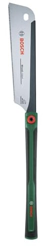 Bosch Japansäge Dozuki 270mm (Zugsäge für saubere und sehr präzise Schnitte in Holz und Kunststoff; Flexibles Sägeblatt aus SK5 Stahl; Feine Zähne 17 TPI; Extralanger Griff mit Softgrip)