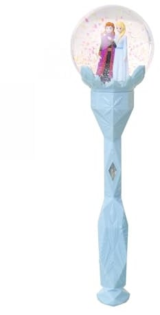 Die Eiskönigin 2 Disney Musik-Schneezauberstab als Kostüm-Requisite, das „Into The Unknown“ spielt – Ideal als Kostümzubehör für Mädchen, Rollenspiele, Verkleidungen oder Halloween-Partys