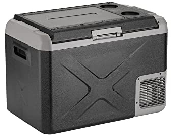 Brunner 0826052N Tragbarer Kühlschrank & Gefrierschrank mit Kompressor, geringer Verbrauch, 30 Liter, Polarys Freeze Sz 30, Temperatur -20 ℃ bis 20 ℃, Kühl-Gefrierschrank für Auto 12/24 V DC, 100/240