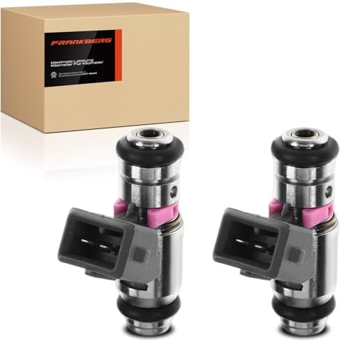 Frankberg 2x Einspritzventil Einspritzdüse Injektor für Clio II BB CB Kangoo KC0/1 Kangoo Express FC0/1 Thalia I LB Twingo I C06 Twingo I Kasten/Schrägheck S06 1.1L Benzin 2001-2008 8200025248