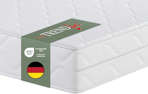 Badenia Trendline BT 100 2 in 1 Duo orthopädische 7-Zonen Komfortmatratze, Härtegrad 2 und 3, 90 x 200 cm, Öko-Tex zertifiziert, produziert nach deutschem Qualitätsstandard