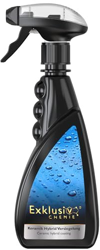Exklusiv Chemie® Keramik Hybrid Versiegelung | Keramikversiegelung Auto | Autopolitur | Autokeramikbeschichtung | Lack-Schnellversiegelung | Glanz und Schutz mit Abperleffekt | 500 ml