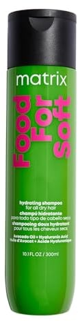 Matrix Haarshampoo für trockenes bis sehr trockenes Haar, Mit Avocado-Öl und Hyaluronsäure, Feuchtigkeitsspendend und reinigend, Vegane Formel, Food For Soft, 1 x 300 ml