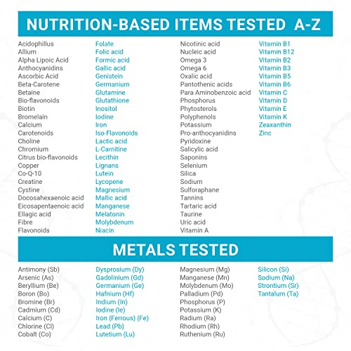 AffinityDNA Test-Set für Lebensmittelunverträglichkeit für über 900 Lebensmittel- und Non-Food-Artikel,Ergebnisse in 7 Werktagen,Ein komplettes Set ohne zusätzliche Gebühren
