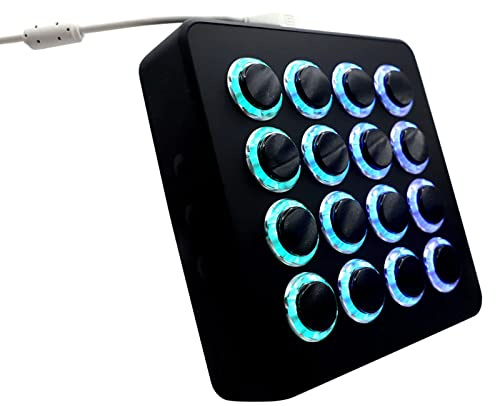 DJ TECHTOOLS Midi Fighter Spectra, black - DJ Controller