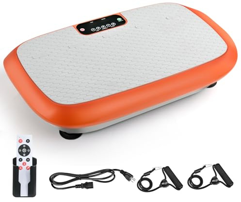 Vibrationsplatten-Trainingsgerät für Gewichtsverlust, Fitnessgeräte, Vibrationsplatte Plattform für Heim-Fitness, Lymphdrainage, Schütteln, Ganzkörper-Shaker, 99 einstellbare Geschwindigkeiten