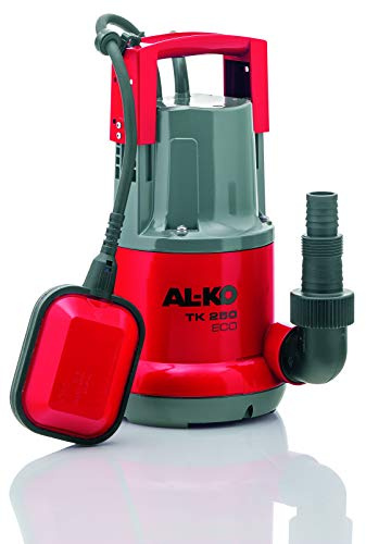 AL-KO Klarwasser-Tauchpumpe TK 250 ECO (250 Watt Motorleistung, 6.000 l/h max. Fördermenge, 6 m max. Förderhöhe, 5 mm max. Korngröße)