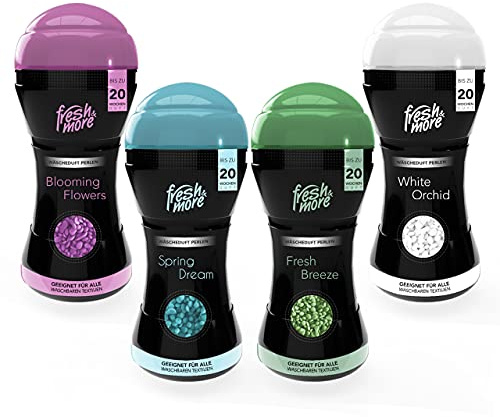 Fresh & More Wäscheduft Perlen Textilien-Parfüm Mix Paket (4x 210g)
