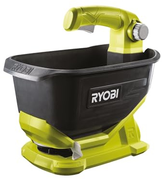 RYOBI 18 V ONE+ Akku-Universalstreuer OSS1800 (4 Liter Tank, Streubreite einstellbar (2,5 bis 3,5 m) ohne Akku und Ladegerät)