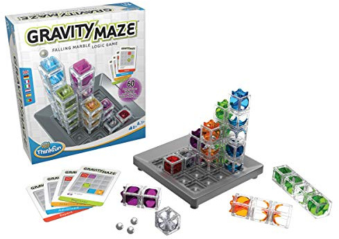ThinkFun - 76433 - Gravity Maze - das spannende Kugellabyrinth für Mädchen und Jungen ab 8 Jahren. Gehirntraining mit Einer Kugelbahn im neuen Verpackungsdesign!