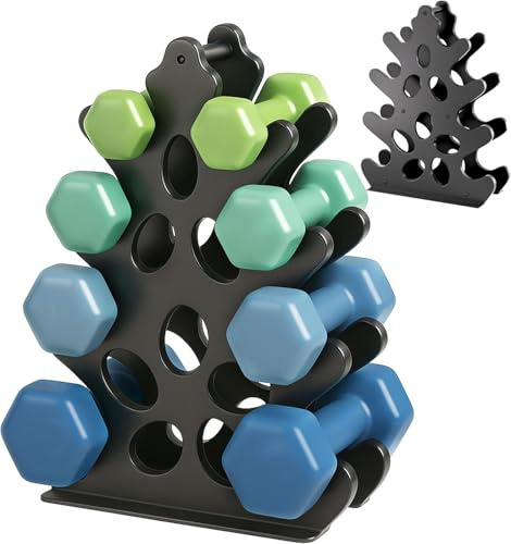 Hantelständer 4-Unten Hantelablage Metall Hantel ständer Kurzhantelständer Dumbbell rack