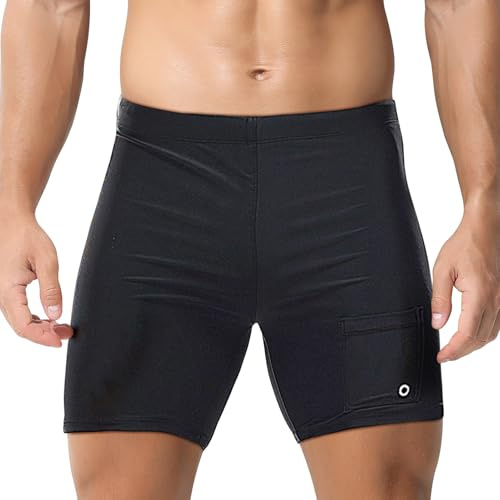 Ausing Herren Badeanzug Jammer Swimming Competition Surf-Badehose Trainings-Badeanzug Herren Jammer Badehose S-XL