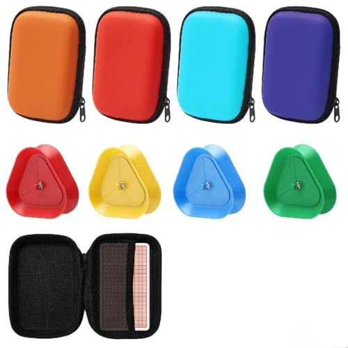 DAWRIS 4 Stück Kartenhalter Und 4 Stück Spielkarten Box Spielkartenhalter Robuste Kartenbox Freisprech kartenständer Spielkarten Aufbewahru für Senioren und Erwachsene
