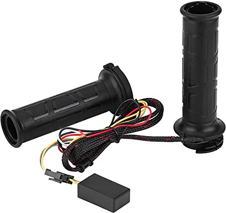 Keenso Motorrad Heizgriffe, 1 Paar 12V 22mm 7/8 Zoll Motorradlenker Elektrischer Heizgriff Motorrad Griffheizung für Motorrad mit 22mm Lenker
