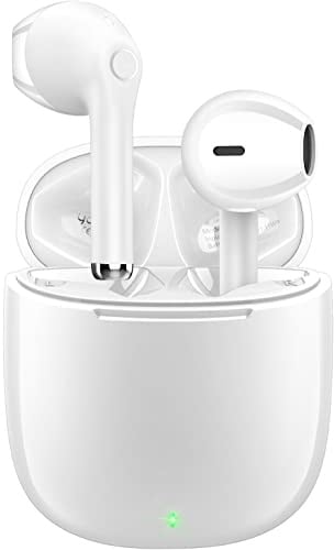 yobola Bluetooth Kopfhörer In Ear, Kopfhörer Kabellos Bluetooth 5.1 HiFi Stereoklang, IPX5 Wasserdicht Kabellose Kopfhörer Touch Control, Wireless Kopfhörer, Eingebautes Mikrofon, für Apple AirPods