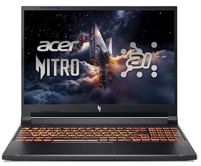 Acer Nitro V16 AI | Gaming Laptop | Ryzen 7 | RTX 5070 | 16GB | 1TB | 16 WUXGA 180Hz Display| AMD Ryzen 7 260| NVIDIA RTX 5070 |16GB RAM| 1TB SSD | Windows 11| QWERTZ Tastatur | ANV16-42-R96W