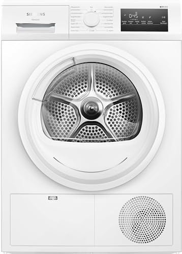 Siemens WT45HVA3 iQ300 Wärmepumpen-Trockner, 8 kg, autoDry-Technologie - schonendes, präzises Trocknen, Outdoor-Trockenprogramm - Trocknen von Funktionskleidung, easyClean-Filter - einfaches reinigen