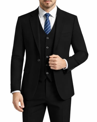 LUPURTY Herren Lupurty 3-teilige Anzüge für Herren Tuxedo