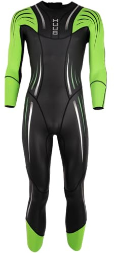 Huub 2025 Surface Swim Neoprenanzug für Herren, Schwarz/Fluo-Grün