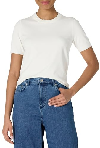 Amazon Essentials Damen Kurzarmpullover-Pullovertop in Regular-Fit