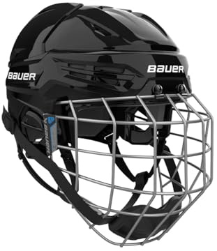 Bauer Re-Akt 55 Eishockey Helm Combo Senior schwarz M schwarz