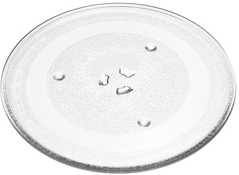 vhbw Mikrowellen-Teller kompatibel mit Samsung DE7712N | CE757GSPLW, DE7712 Mikrowelle - Drehteller mit Y-Aufnahme, 28,8 cm, Glas, Transparent