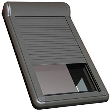 Fakro Sparpaket Dachfenster PTP-V U3 mit Solar Rollladen ARZ Solar und Eindeckrahmen (114 x 118, Eindeckrahmen: EGV - für dicke Schichtstücke wie Biberschwanz)