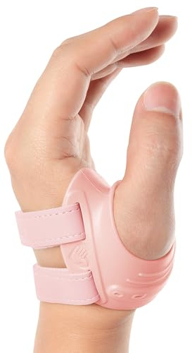 FORTEMOTUS Daumensattelgelenk Bandage, Daumenorthese mit formbarer Metallschiene, CMC-1 Stabilisierung und Schmerzlinderung bei Arthrose, Rhizarthrose, passend für Links Hand (Rosa, M)