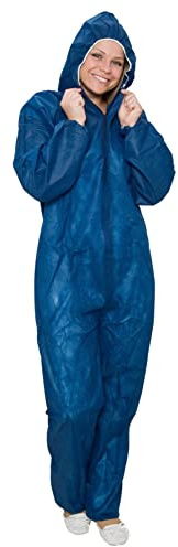 10/50/ 100 x PP-Einwegoveralls S-XXXL Sparset | Maleroverall Overall Maleranzug Schutzanzug Ganzkörperanzug XXL 100 Stück