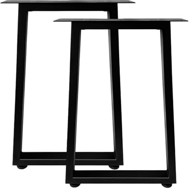 Jahof Heavy Duty Industrielle Tischbeine, 2 Stück (B50xH70cm, Trapez)
