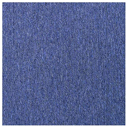 20 x Teppichfliesen 5 SQM Heavy Duty Commercial Retail Office Shop Premium Bodenbelag, je 50 x 50cm (Blue)
