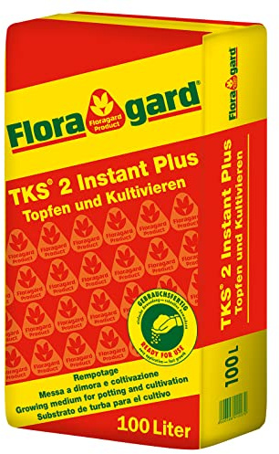 Floragard TKS 2 Pflanzsubstrat 100 L – lockeres, pH-stabiles Gemüsesubstrat mit optimaler Drainage & luftiger Struktur – ideal für Chili, Paprika & Tomaten – fördert Wurzeln,Jungpflanzen & Wachstum